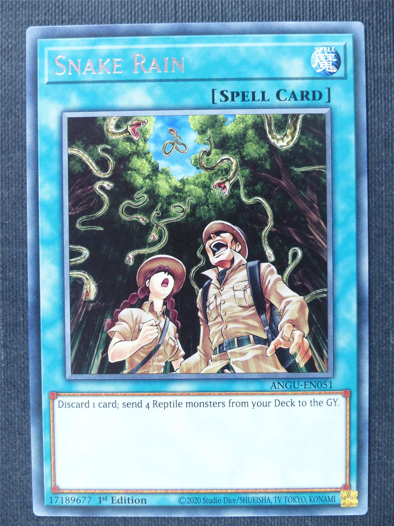 Snake Rain ANGU Rare - 1st ed Yugioh Cards #363 Archeron Snake Rain ANGU Rare - 1st ed Yugioh Cards #363 Archeron