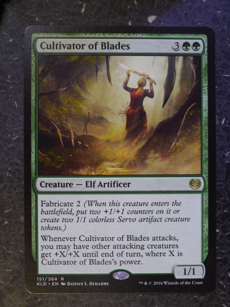 MTG Magic Cards: CULTIVATOR OF BLADES RARE # 6I27