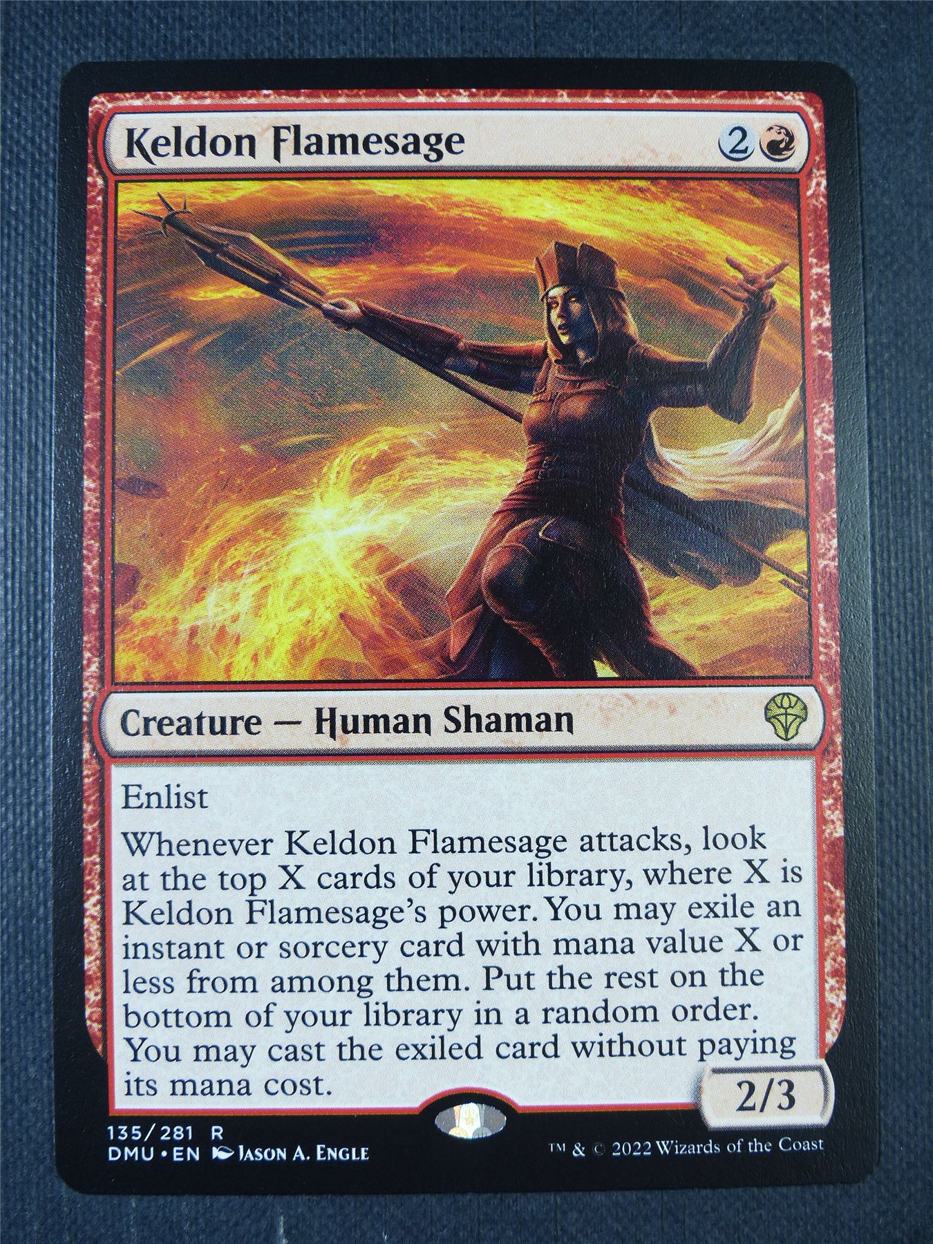 Keldon Flamesage - Dominaria United Mtg Card #7FK
