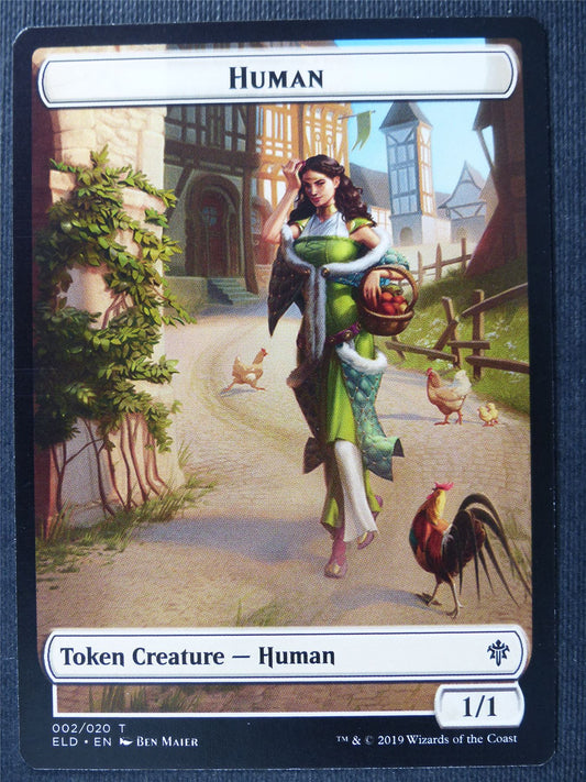 Human Token - Mtg Card #1WX