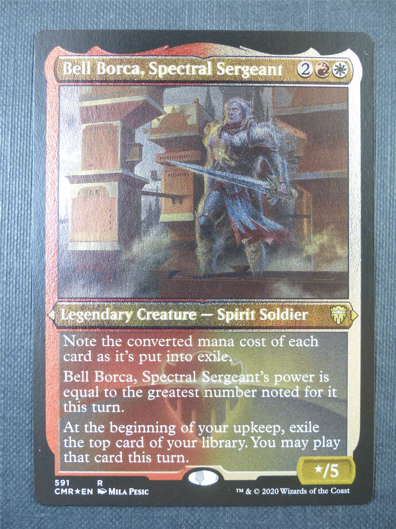 Bell Borca Spectral Sergeant Etched Foil - Mtg Card #8UH
