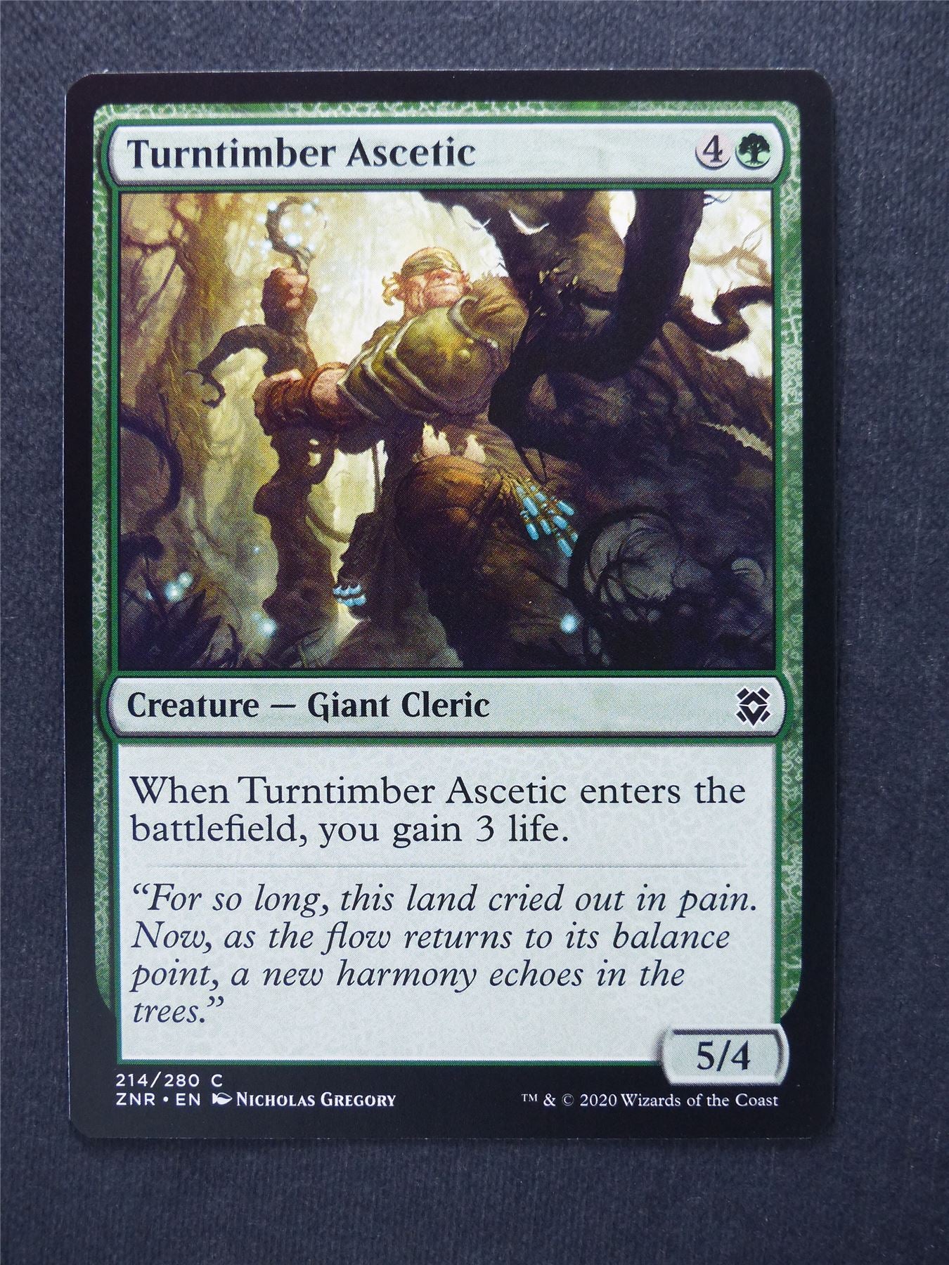Turntimber Ascetic - Mtg Magic Cards #TV