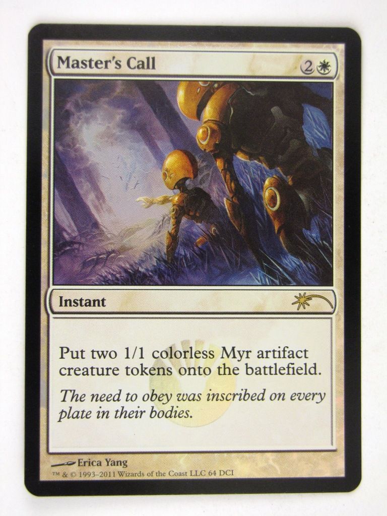 Mtg FOIL - MASTER'S CALL promo - played