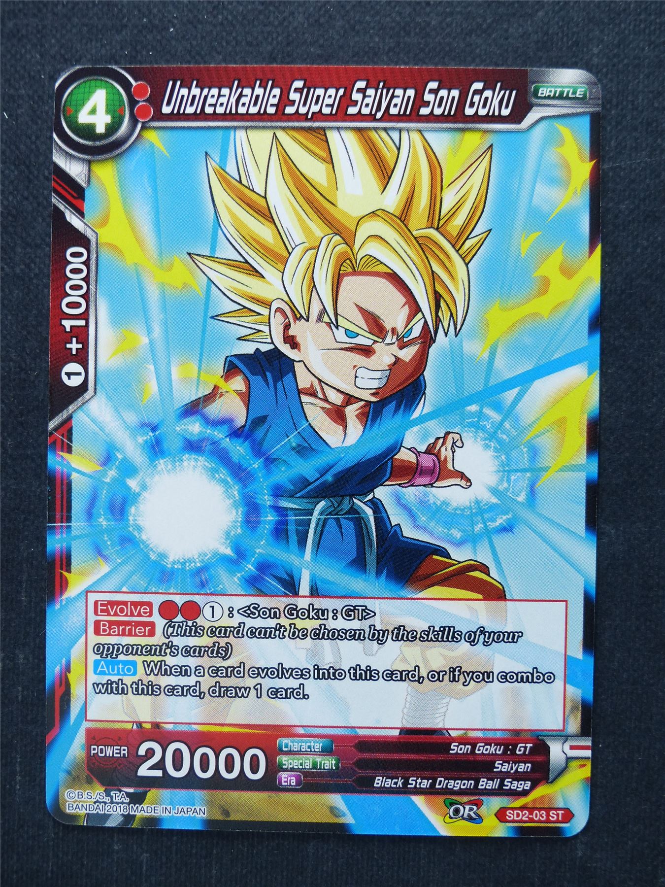 Unbreakable Super Saiyan Son Goku - Dragon Ball Super Cards #6I