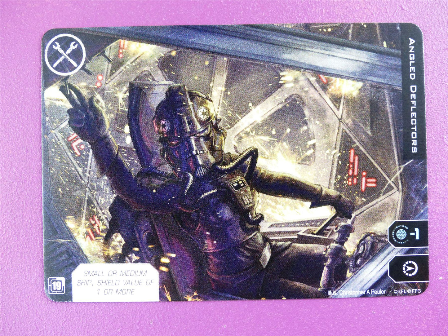 Angled Deflectors Alt Art Promo Card - Star Wars X Wing