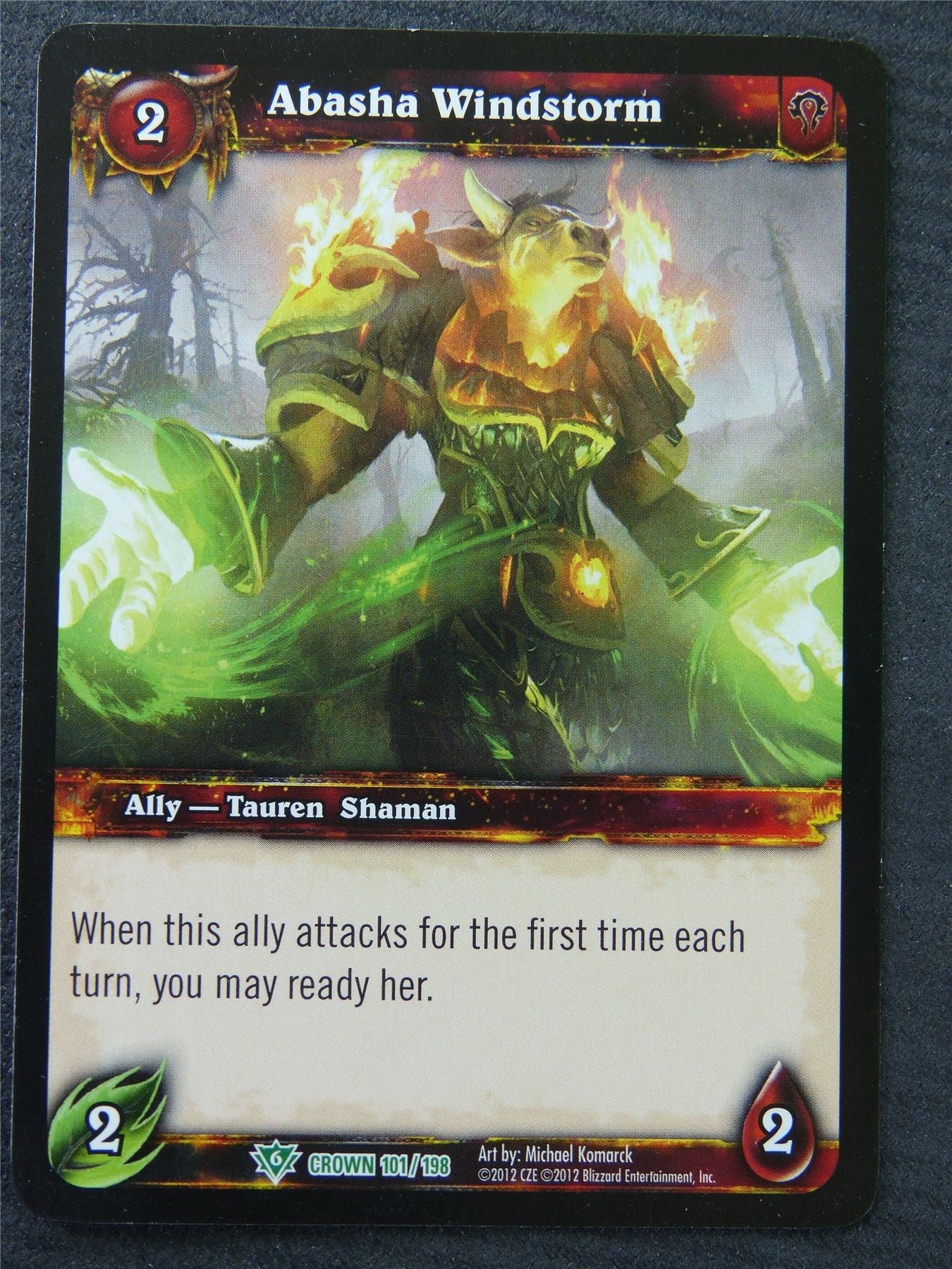 Abasha Windstorm - Uncommon - World Of Warcraft #1JR