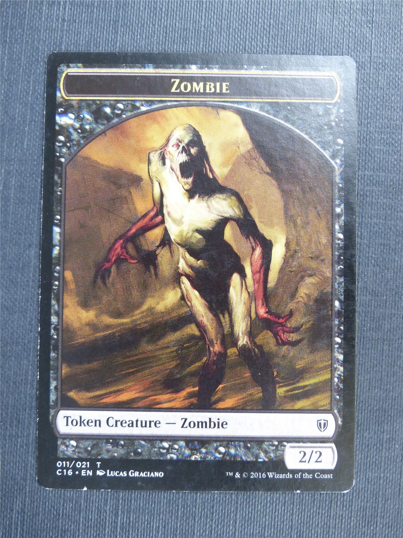 Elf Warrior / Zombie - Mtg Magic Token Cards #4QE