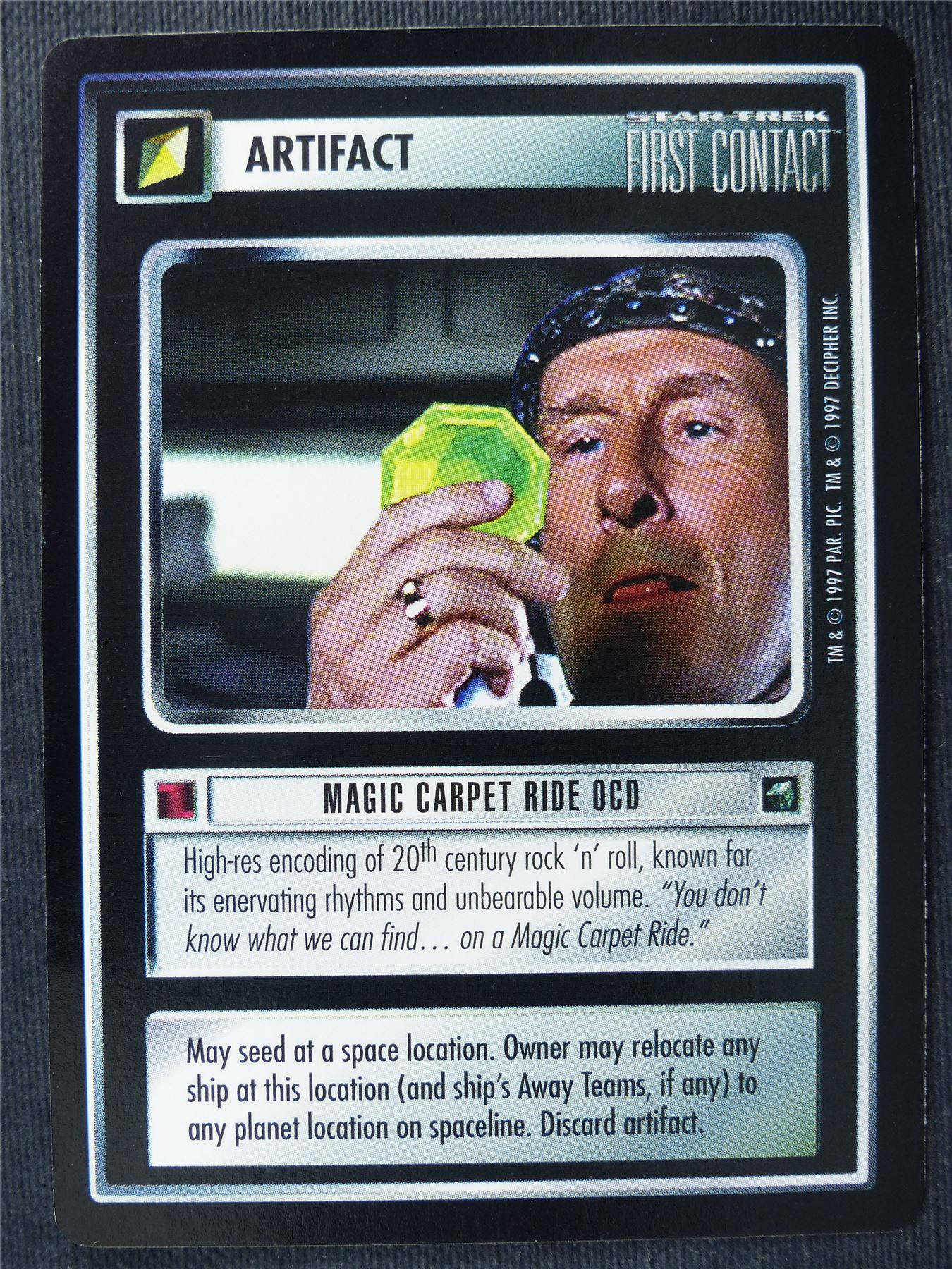 Magic Carpet Ride OCD - FC - Star Trek Cards #16Y
