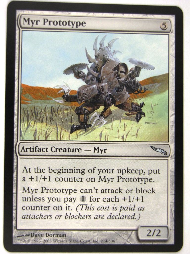MTG Magic: the Gathering Cards: MYR PROTOTYPE: MRD
