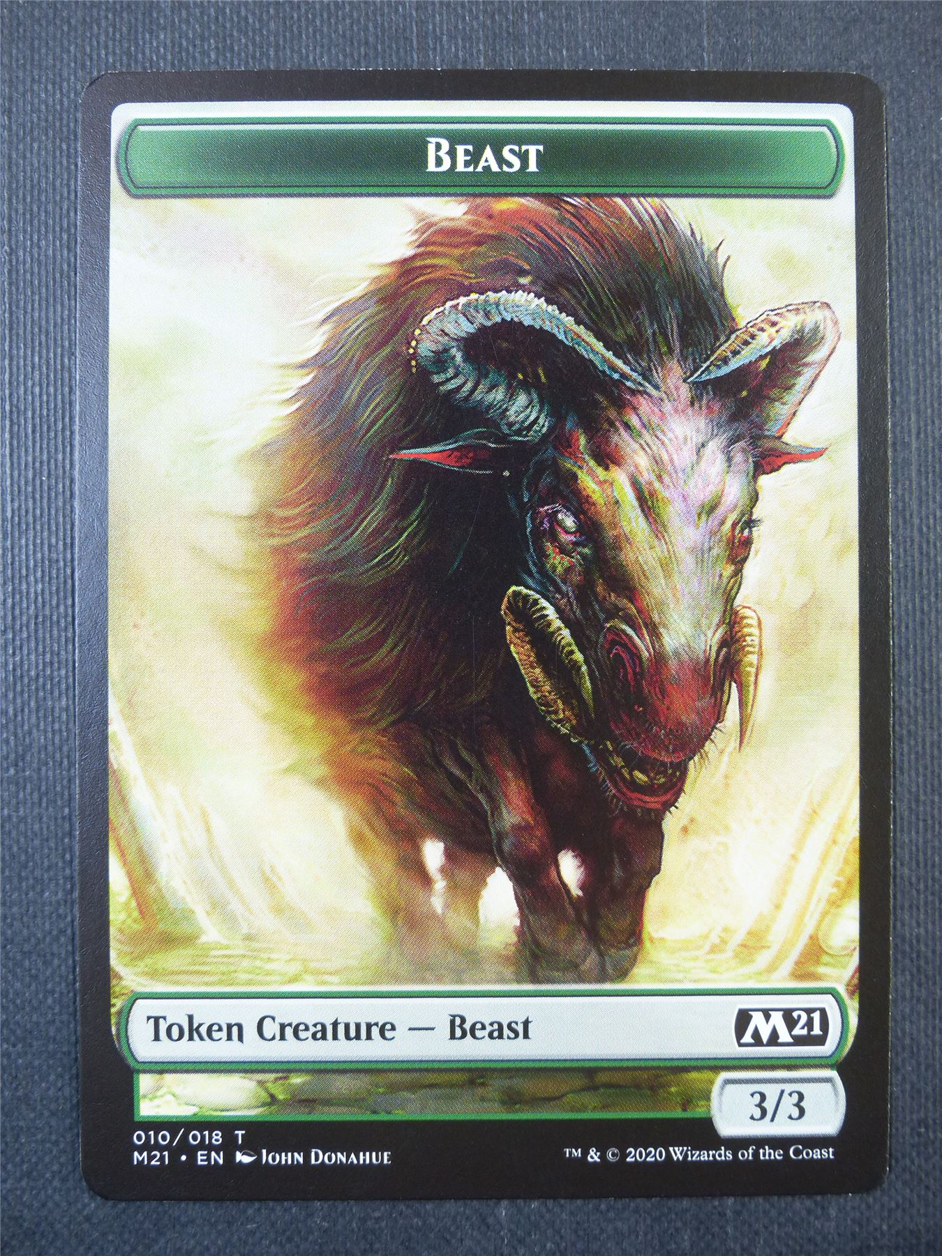 Beast Token - Mtg Card #8WU