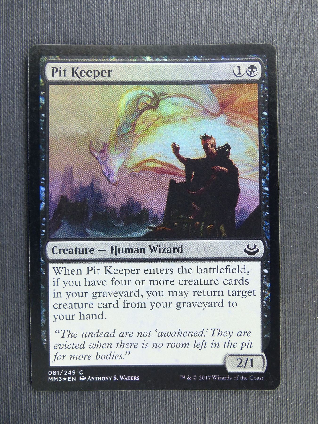 Pit Keeper Foil - Mtg Magic Cards #3DA