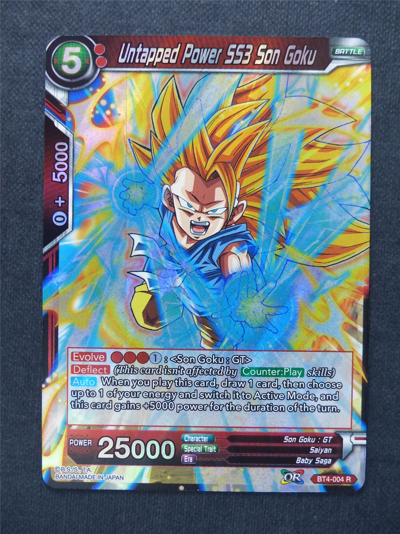 Untapped Power SS3 Son Goku - Dragon Ball Super Cards #34
