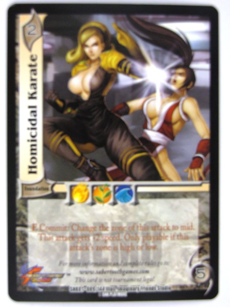 UFS Cards: HOMICIDAL KARATE # 16E47