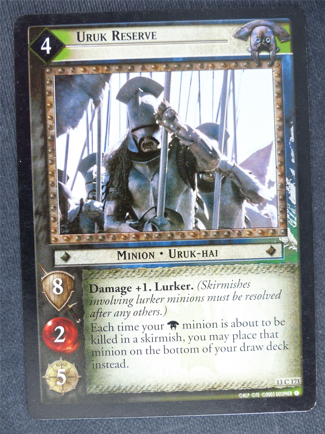 Uruk Reserve 13 C 173 - played - LotR Cards #L4