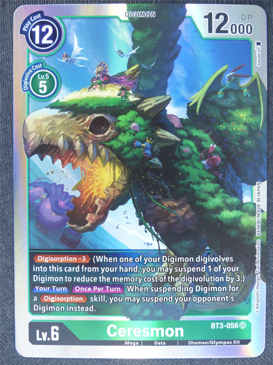 Ceresmon BT3-056 SR - Digimon Cards #NZ