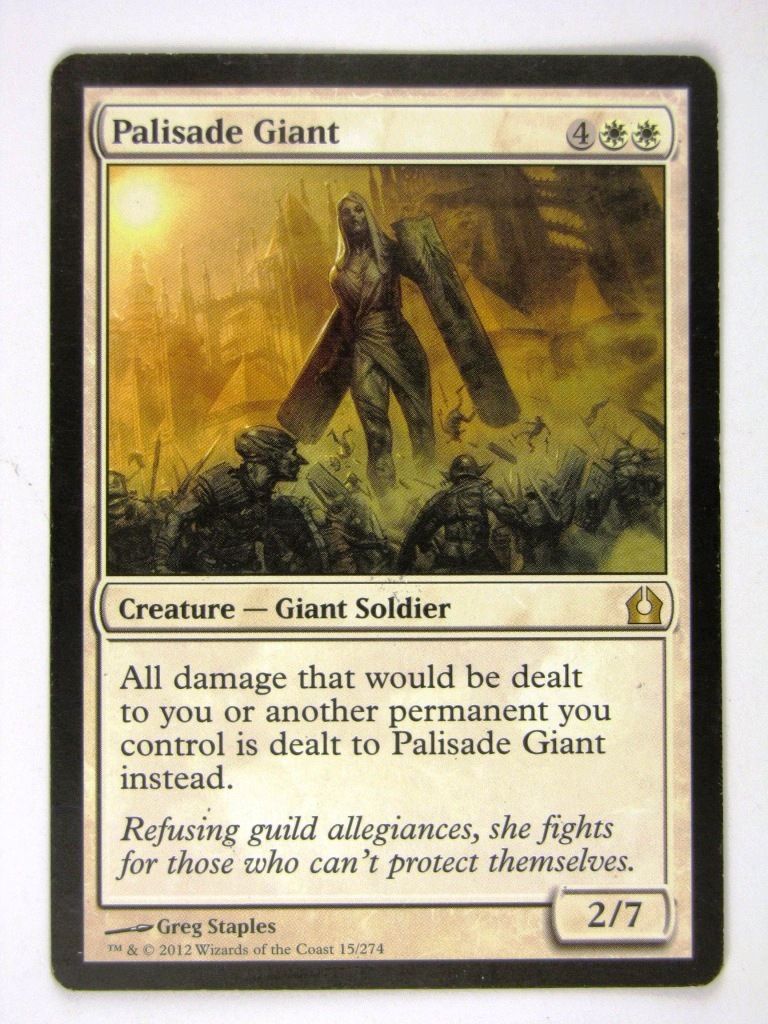 Mtg - PALISADE GIANT - Played Rare