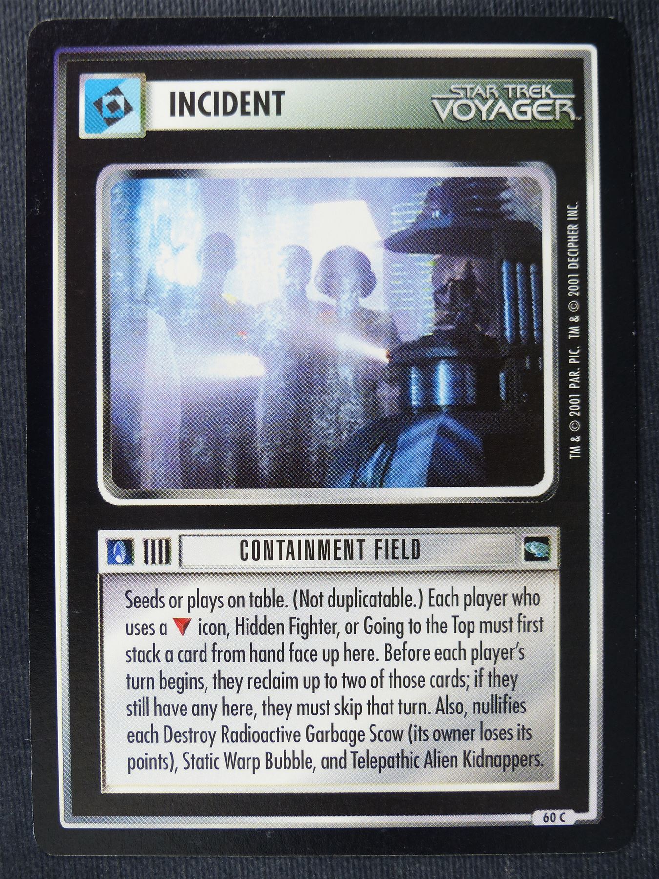 Containment Field - Voyager - Star Trek Cards #10U