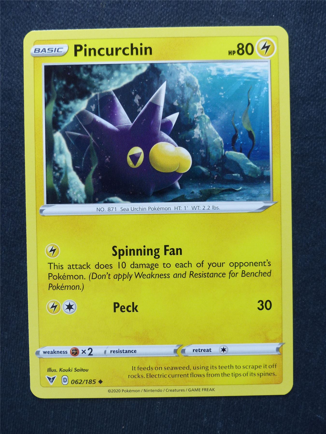 pincurchin pokemon card value Pincurchin 062/185