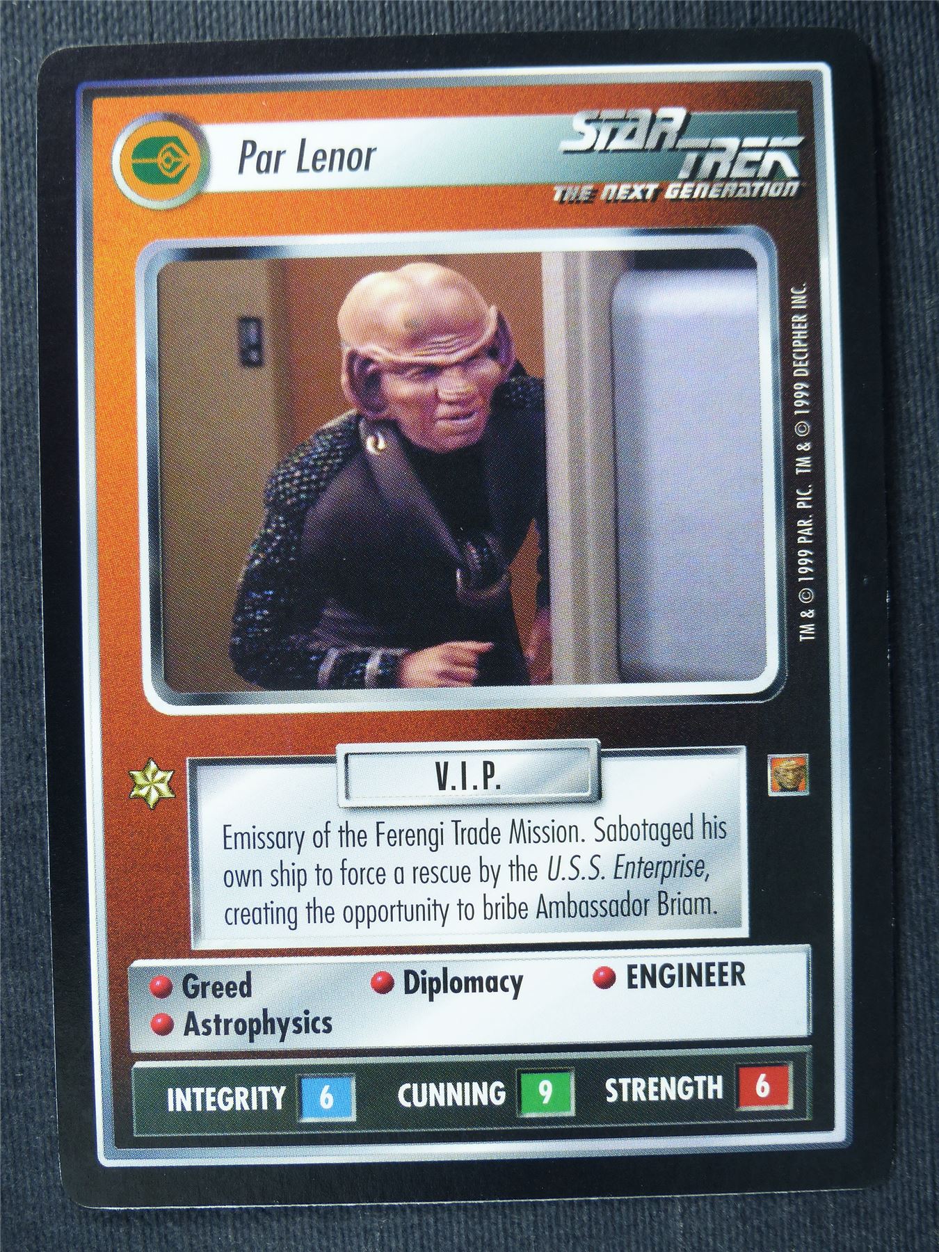 Par Lenor - NG - Star Trek Cards #14O