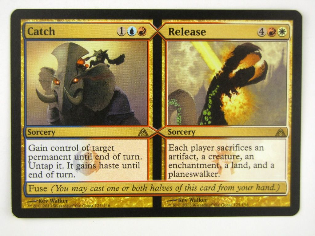 MTG played Cards: CATCH AND RELEASE # 13J6