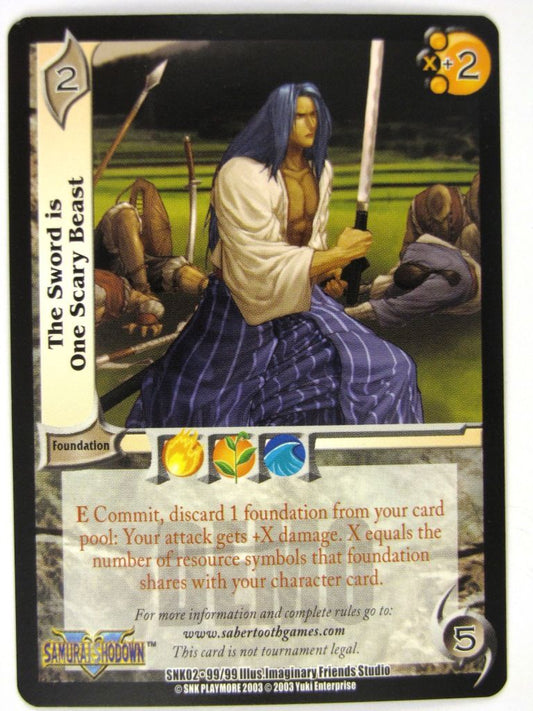 UFS Cards: THE SWORD IS ONE SCARY BEAST # 16E49