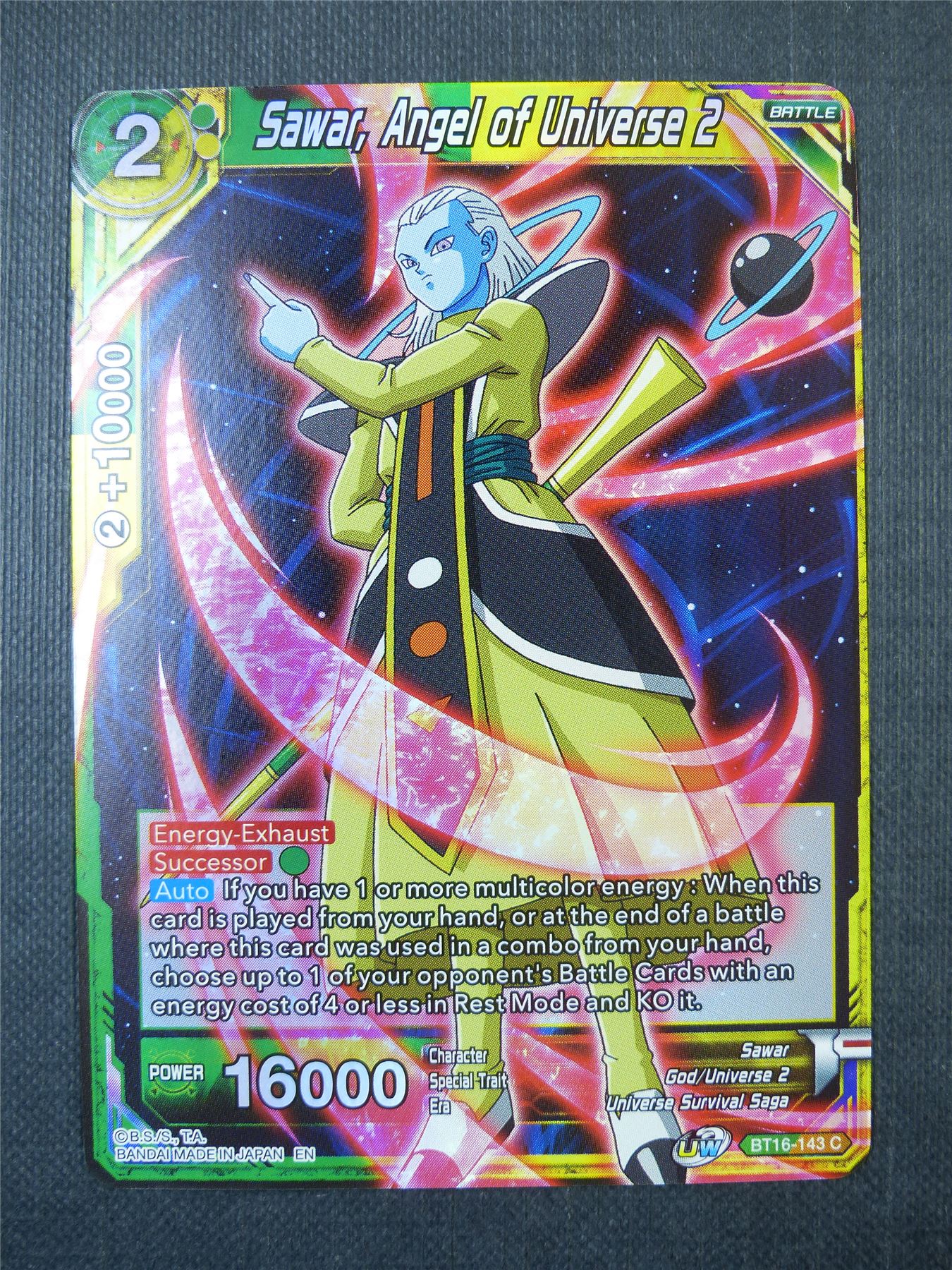 Sawar Angel of Universe 2 Foil - Dragon Ball Super Card #31
