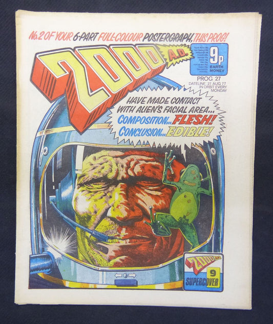 2000 AD Comic - Programme 27 - 27 Aug 1977 #MQ