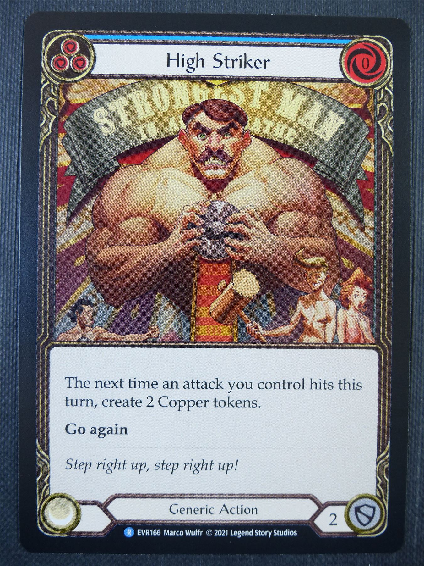 flesh and blood everfest cards High Striker Blue - 1st ed Everfest