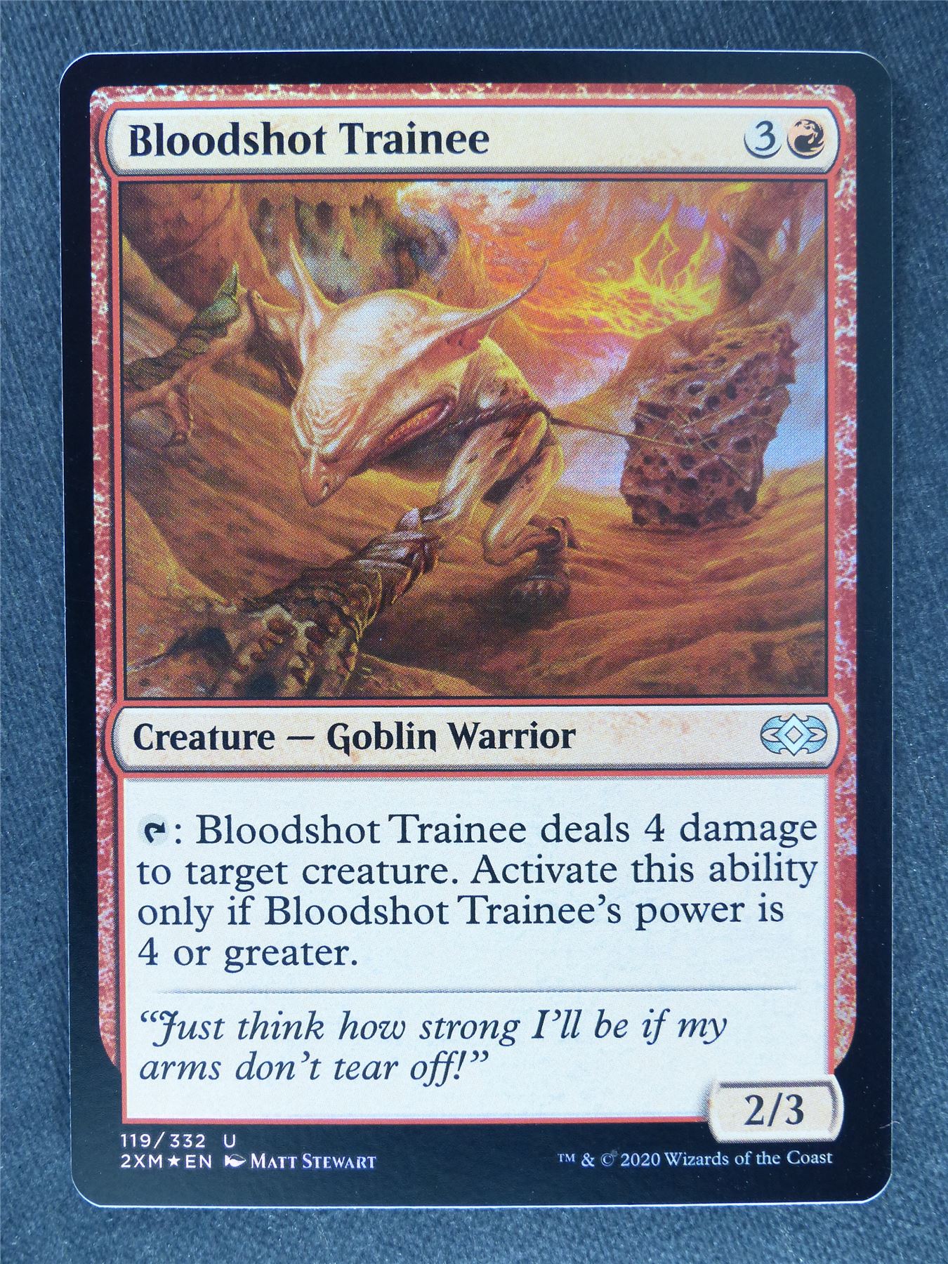 Bloodshot Trainee Foil - Mtg Magic Cards #MI
