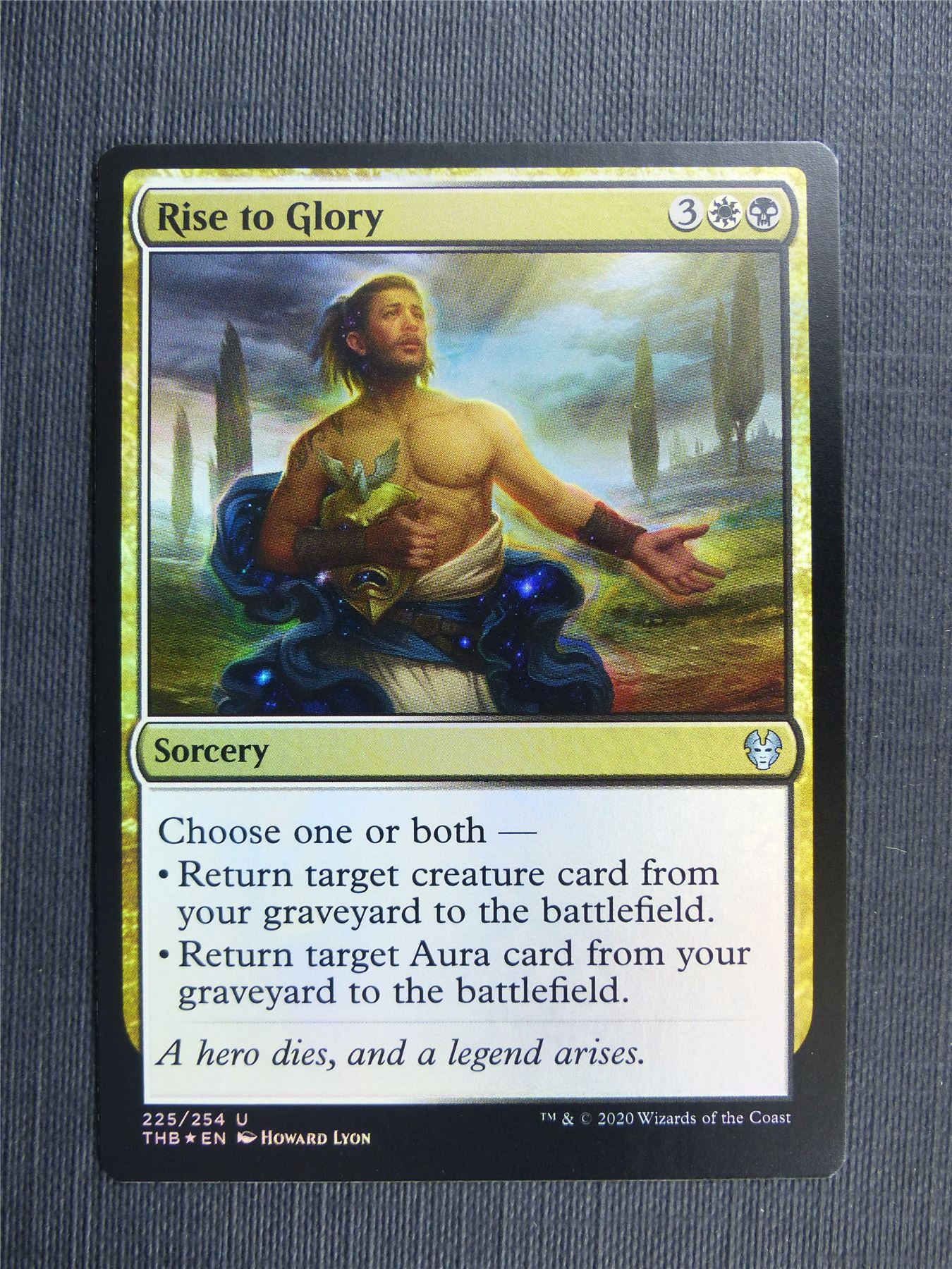 Rise to Glory Foil - Theros Collector Ed - Mtg Magic Cards #3JS