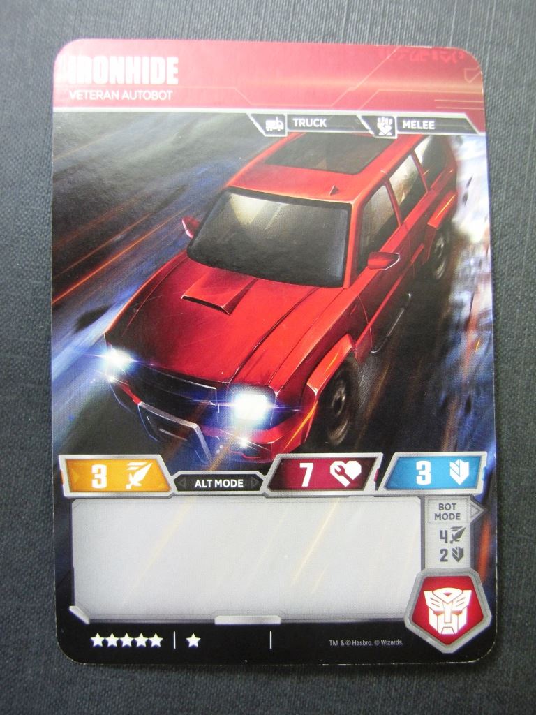 Ironhide RT T02/T04 - Transformers Cards # 7C20
