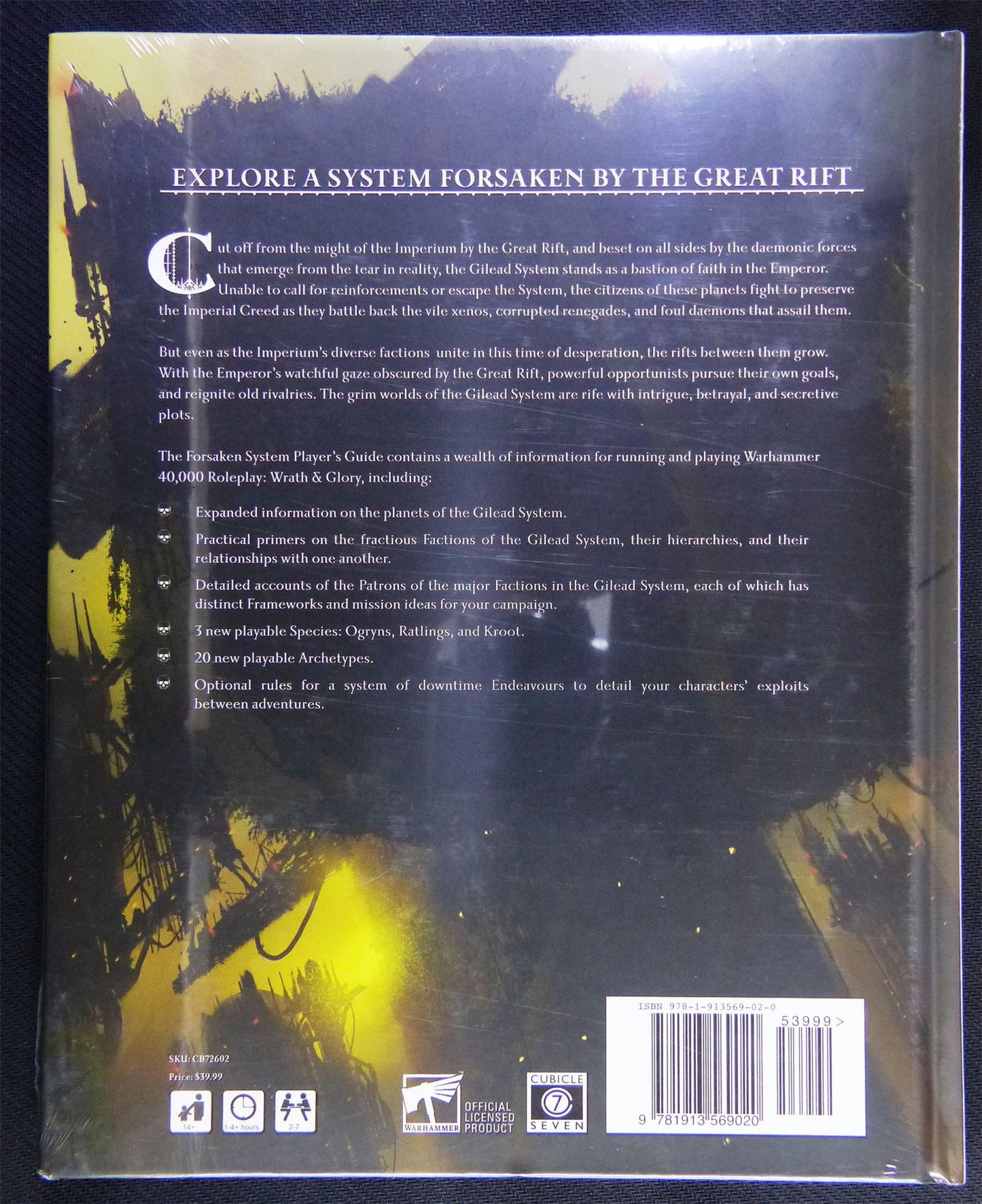 Warhammer 40K - Wrath And Glory - Forsaken System Players Guide - Roleplay - RPG #133