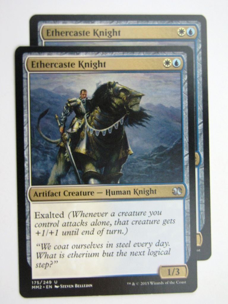 MTG MODERN MASTERS TWO: ETHERCASTE KNIGHT x2 # 28A77
