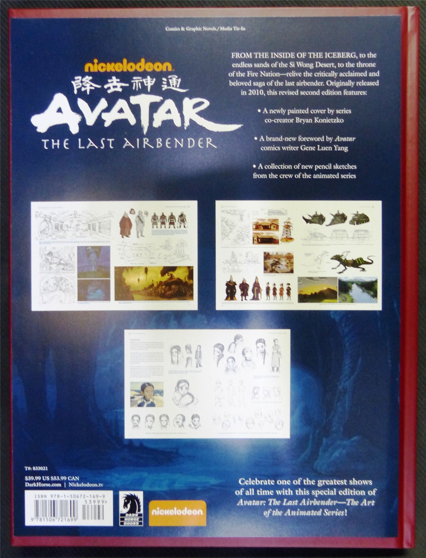 AVATAR The Last Airbender: The Art of the Animated Series - Dark Horse Art Book Hardback #140