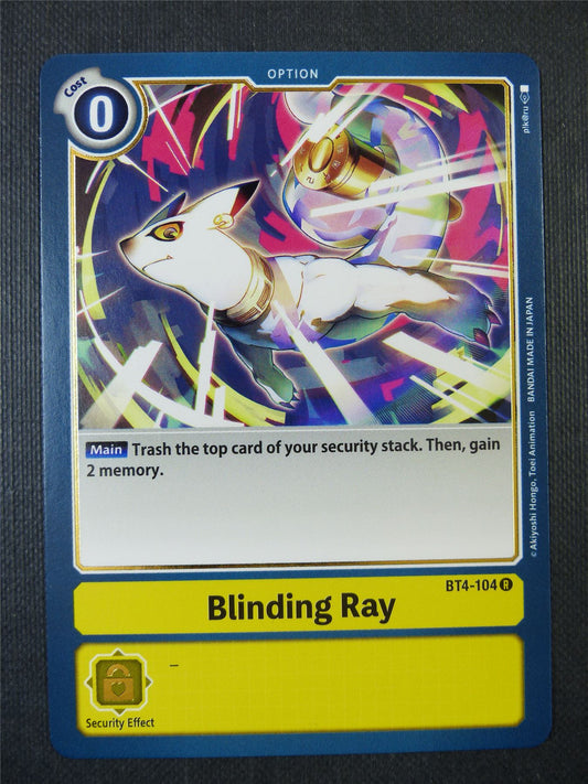 Blinding Ray BT4-104 R - Digimon Card #20Y