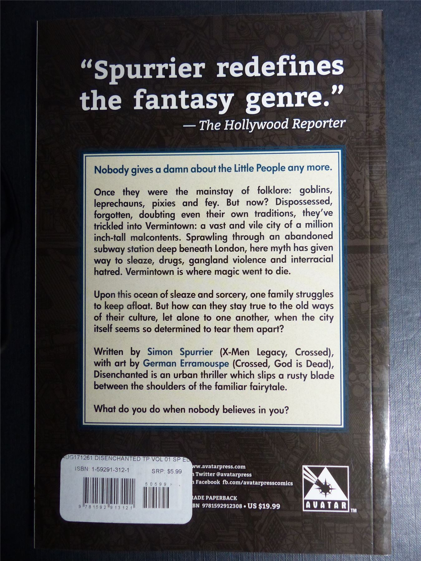 DISENCHANTED Volume 1 - Avatar Graphic Softback #1QZ