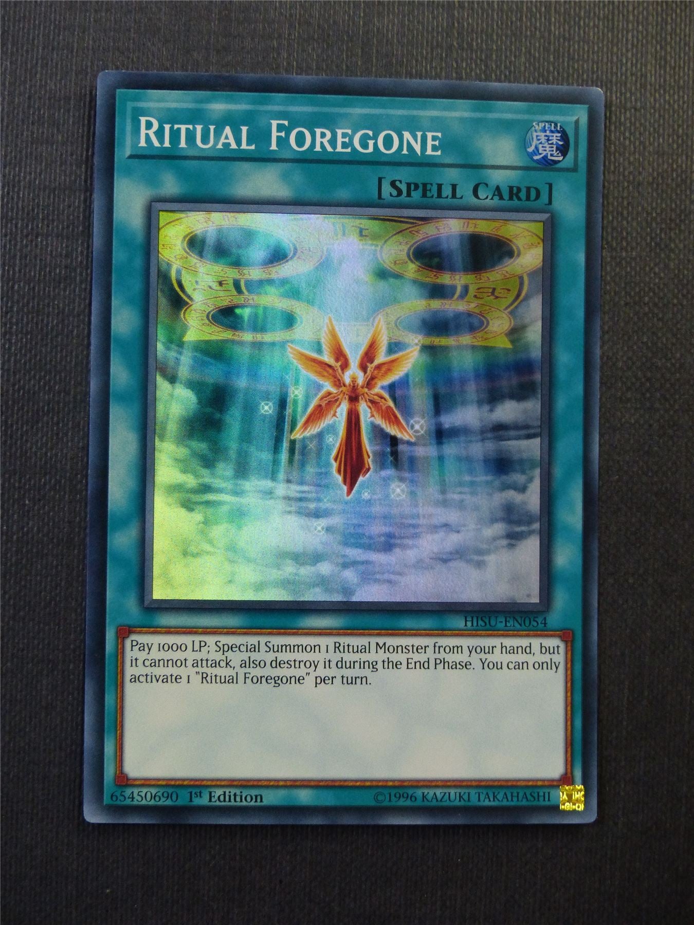 Ritual Foregone HISU Super Rare - 1st ed - Yugioh Cards #13R