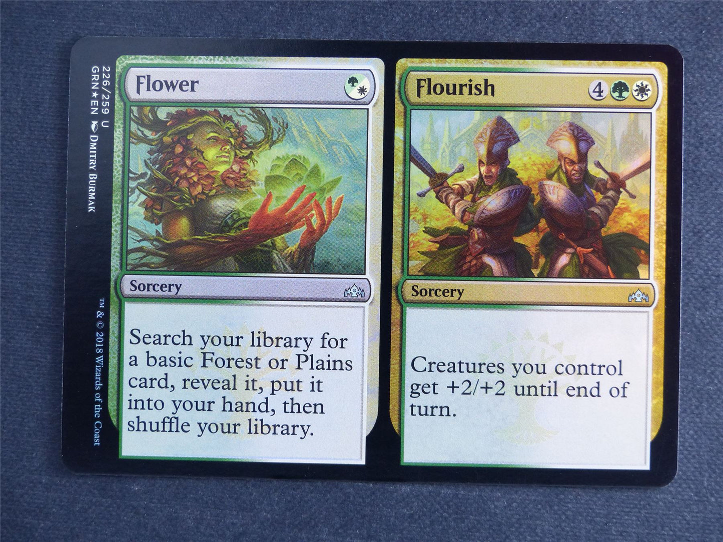 Flower Flourish Foil - Mtg Magic Cards #T8