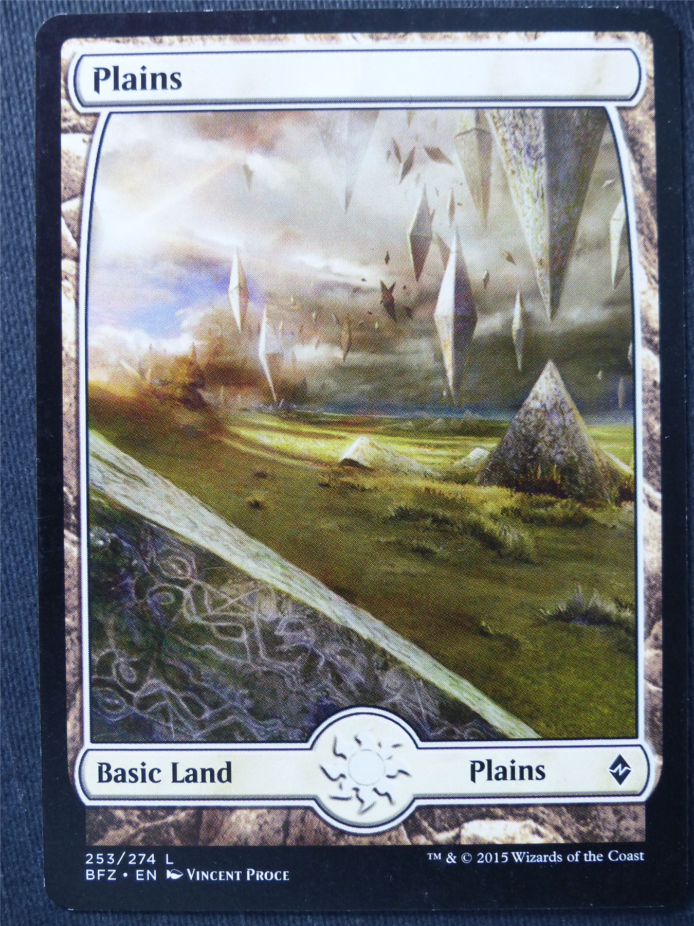 Plains Full Art 253/274 - Mtg Magic Cards #CL