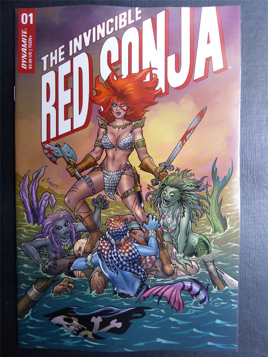 The Invincible RED Sonja #1 - May 2021 - Dynamite Comics #6L