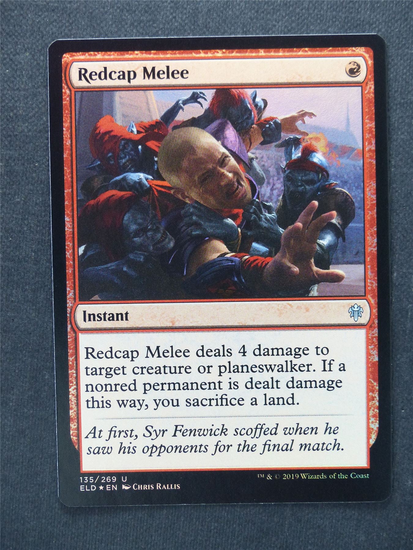 Redcap Melee Foil - Mtg Magic Cards #QM