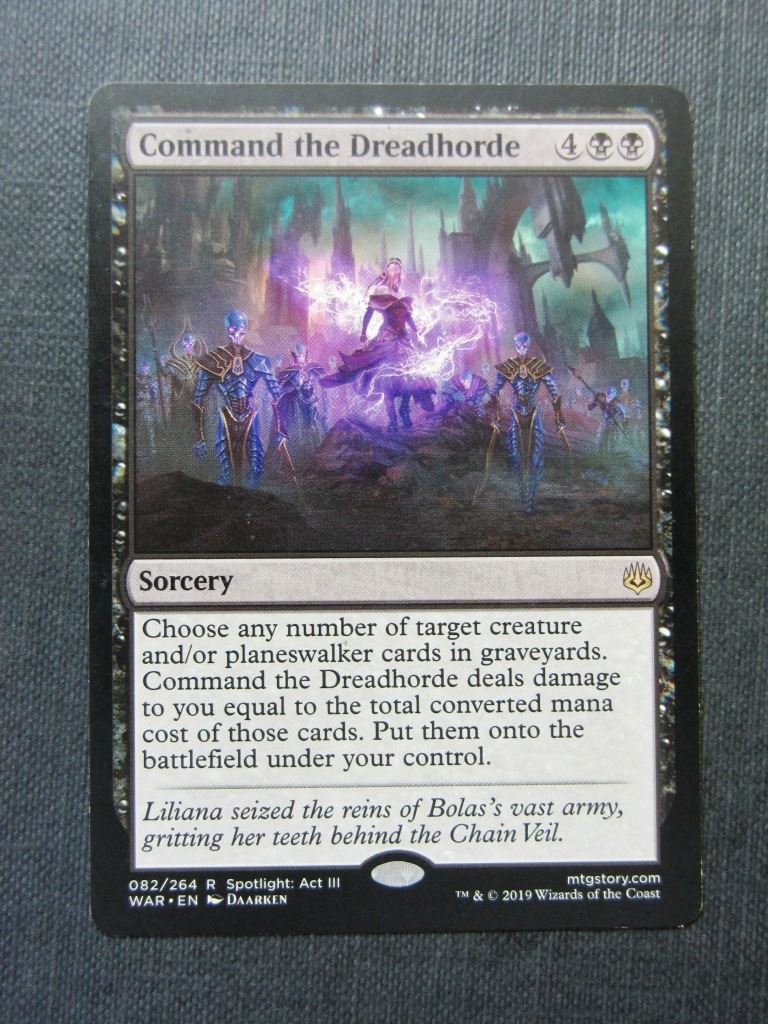 Command the Dreadhorde - Mtg Magic Cards # 8C23