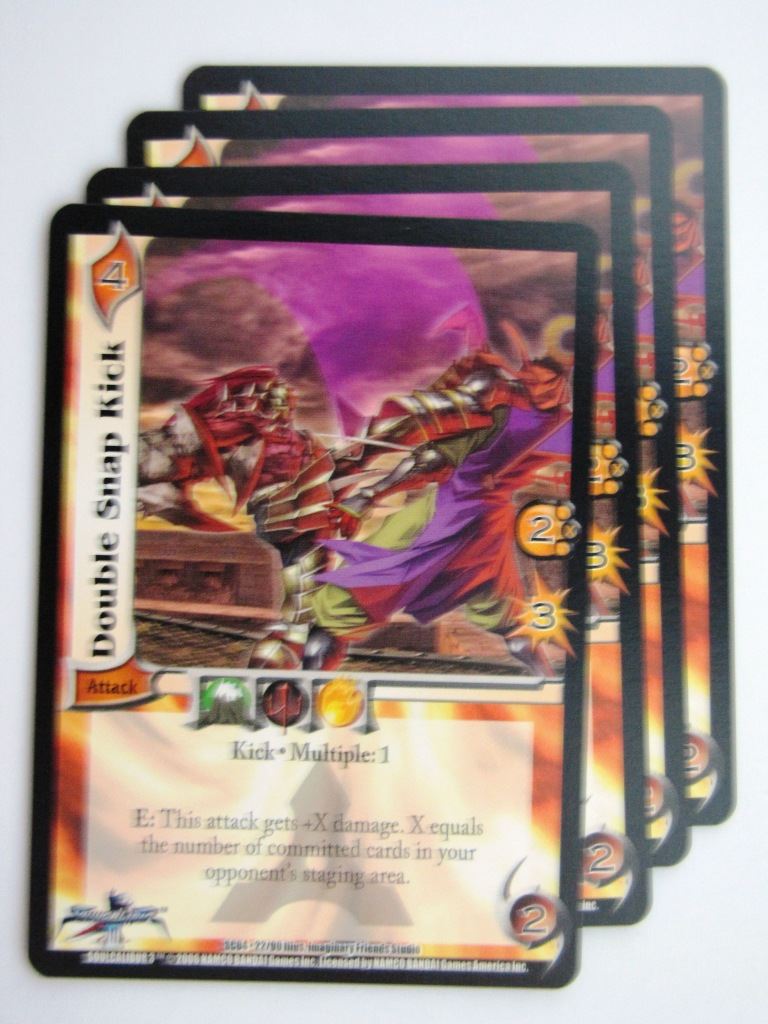 UFS Cards: DOUBLE SNAP KICK 22/90 x4 # 28H86