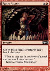 Mtg Magic Card: M10 : Panic Attack