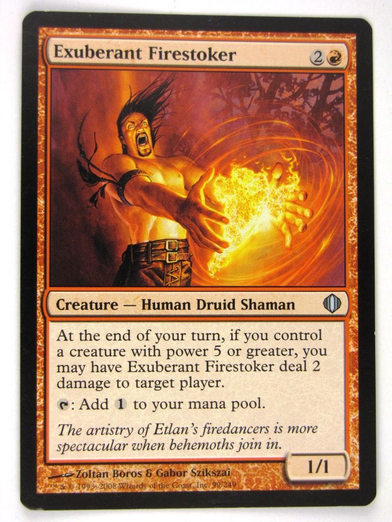 MTG Magic: The Gathering Cards: EXUBERANT FIRESTOKER: ALA