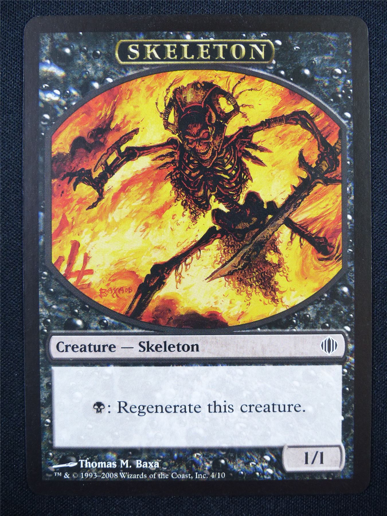 Skeleton Token - Mtg Card #2CY