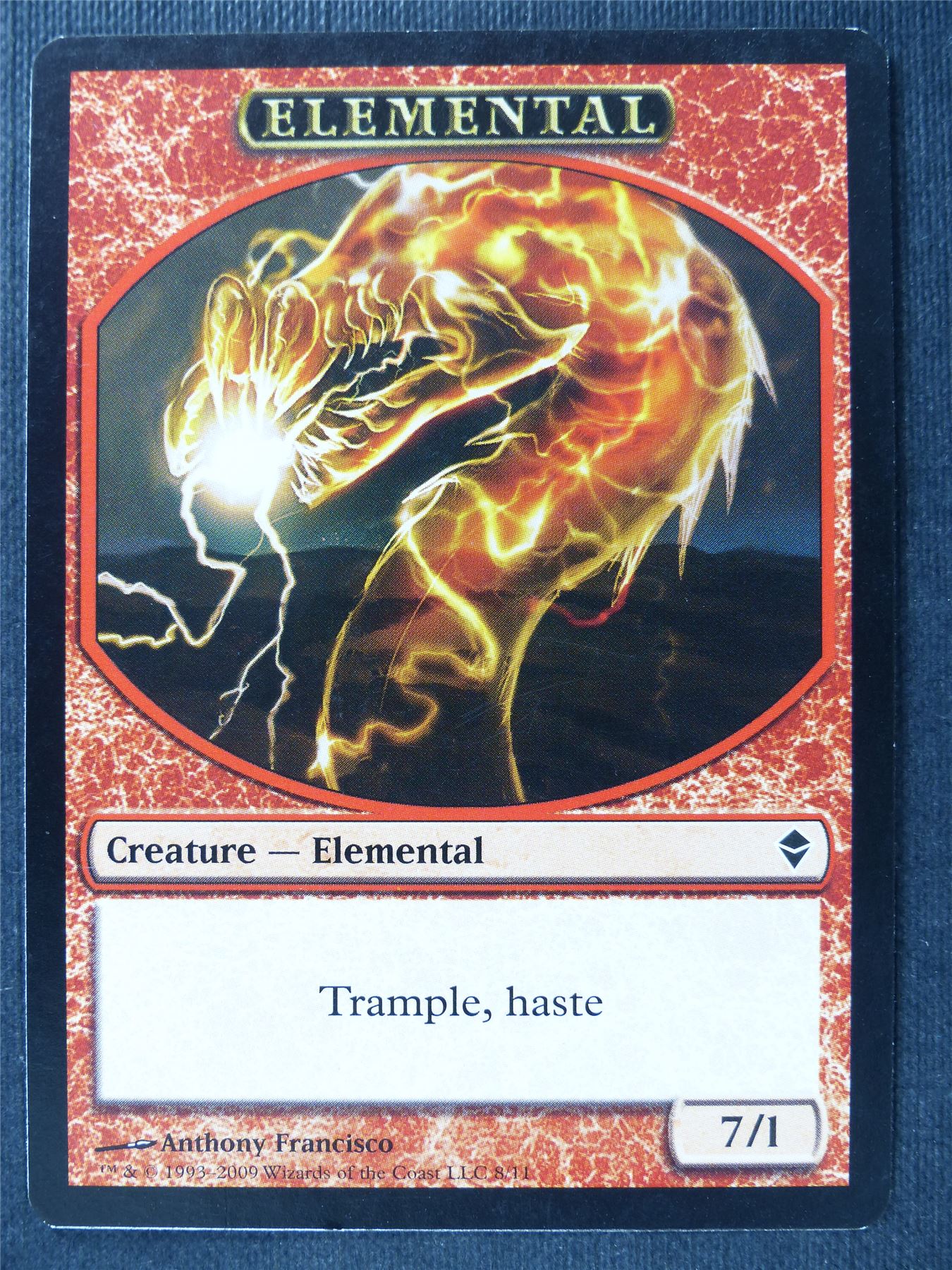 Elemental Token - Mtg Card #1RQ