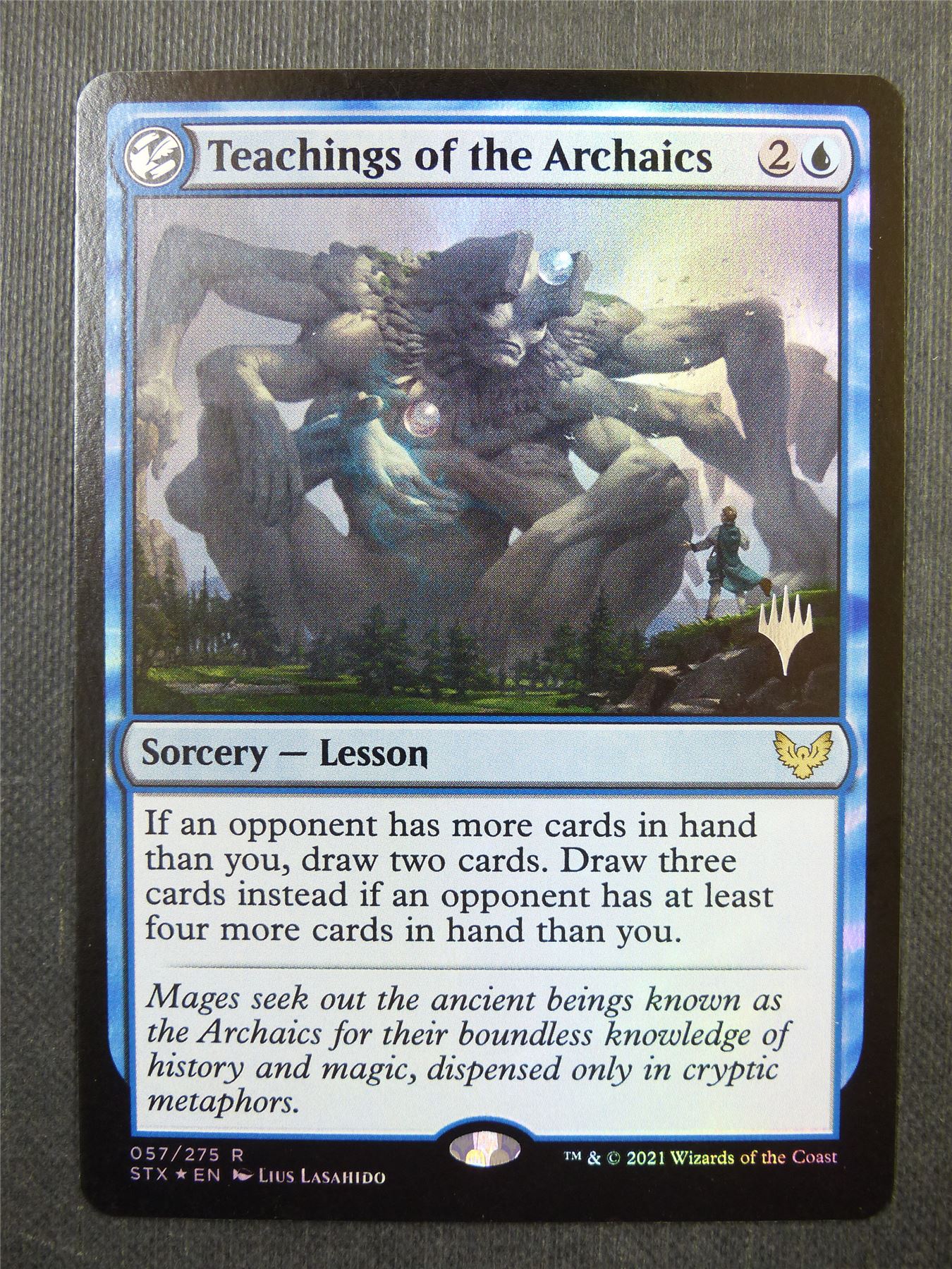 Teachings of the Archaics Foil Promo stamped - Mtg Card #3V8