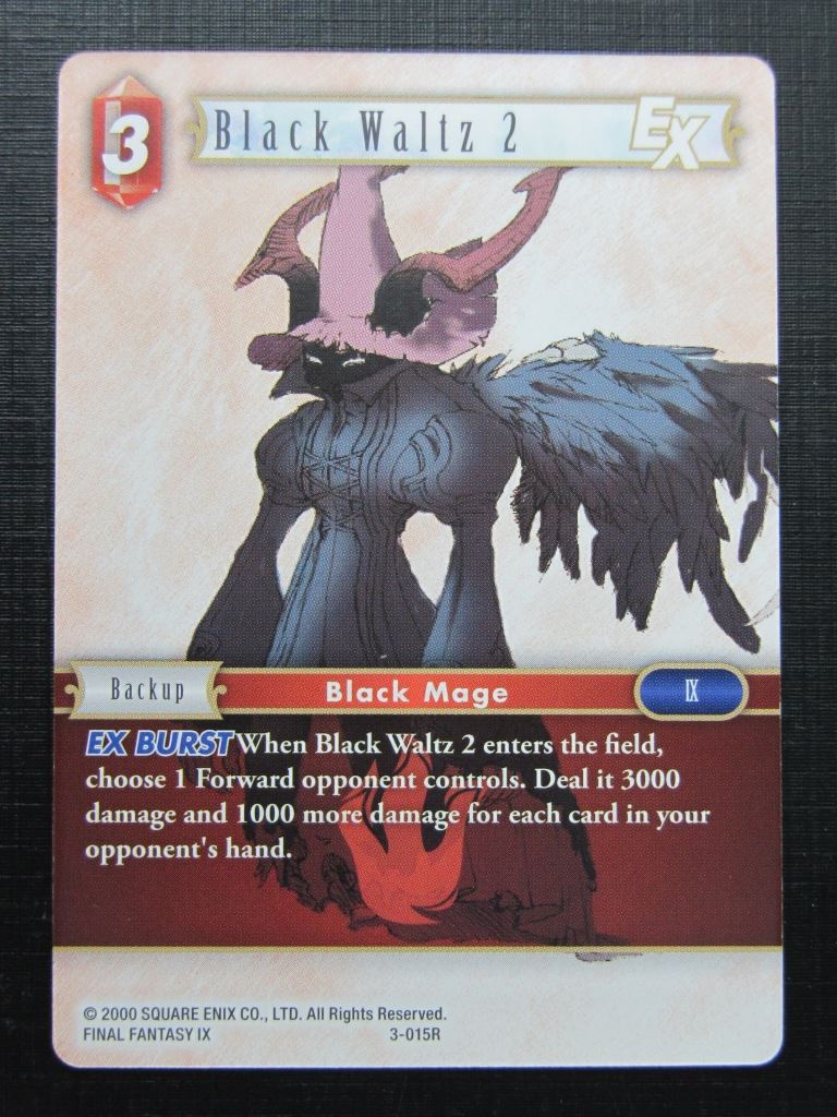 Final Fantasy Cards: BLACK WALTZ 2 3-015R # 1I16