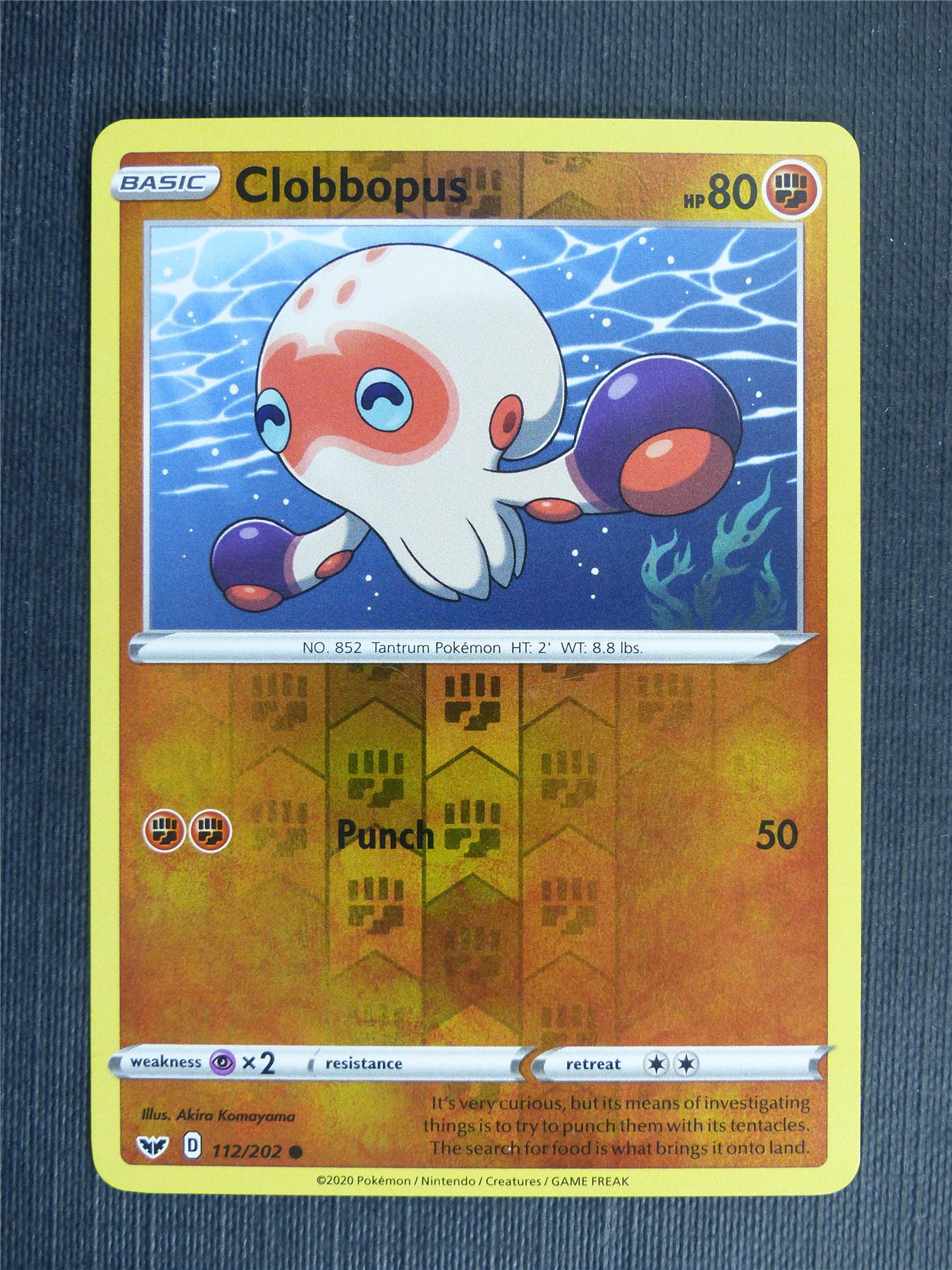 Clobbopus 112/202 Reverse Holo - Pokemon Cards #1PI Clobbopus 112/202 Reverse Holo - Pokemon Cards #1PI